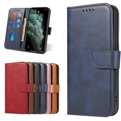 9. Magnet Case elegancki futerał etui pokrowiec z klapką i funkcją podstawki Samsung Galaxy A73 niebieski