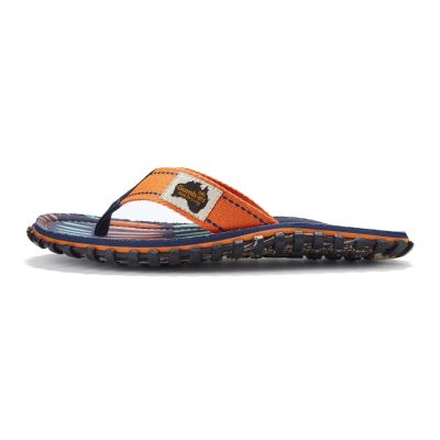 6. Gumbies japonki unisex ISLANDER FLIP-FLOP TANGERINE BURST