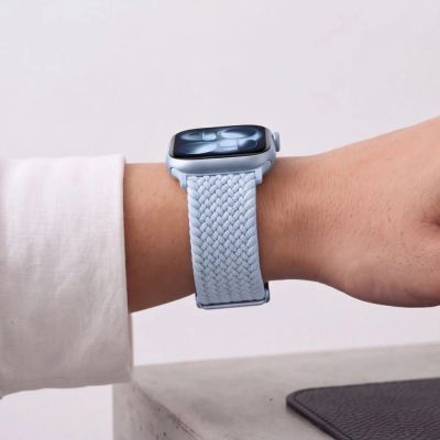 11. Pasek Tech-Protect Nylonmag na Apple Watch 4 / 5 / 6 / 7 / 8 / 9 / SE (38 / 40 / 41 mm) - niebieski