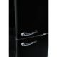 3. Lodówka Retro Ravanson LKK-250RB 250l | oświetlenie LED | styl vintage | 545 x 585 x 182 mm | czarny