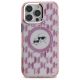 3. Etui Karl Lagerfeld IML Monogram Karl & Choupette Head MagSafe na iPhone 16 Pro - różowe