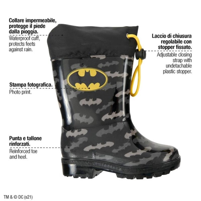 13. Kalosze Perletti Batman Jr 98326