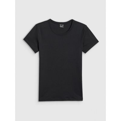 7. T-shirt slim gładki damski 4F 4FRAW25TTSHF3623-20S