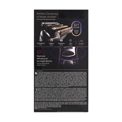 9. Braun Series 9 Pro+ 9615S Golarka foliowa Przycinarka Czarny, Szary