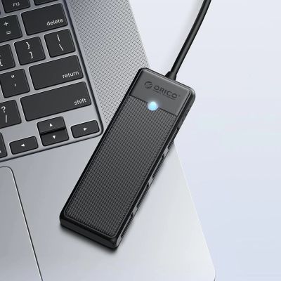 6. Hub USB Orico PAPW4A-C3 4-portowy 4x USB-A 3.0 0,15 m - czarny