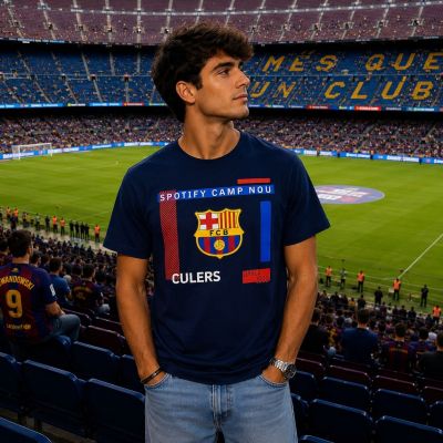 2. FC Barcelona t-shirt męski bawełna 5001CETST