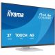 3. iiyama ProLite T2752MSC-W1AG monitor komputerowy 68,6 cm (27") 1920 x 1080 px Full HD LCD Ekran dotykowy Biały