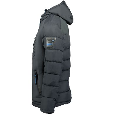 6. Kurtka męska Geographical Norway BEACHWOOD DGREY-BLUE DB MEN 068 BS4 (WU6633H/GN-DARK GREY)