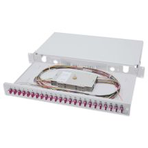 Digitus Panel światłowodowy, z wyposażeniem, LC, OM4