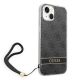 2. Etui Guess 4G Print Strap na iPhone 14 Plus - czarne