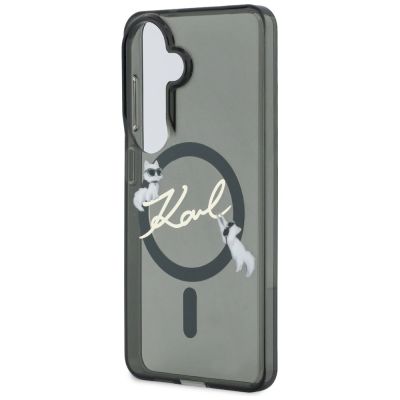 6. Etui Karl Lagerfeld IML KC Script MagSafe na Samsung Galaxy S26 Plus - czarne