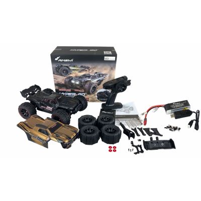 2. Samochód Amewi Hyper GO Truggy bezszczotkowy 4WD 1:14 RTR