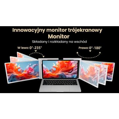 10. EXTRALINK SMART LIFE 13.3" monitor 2-SCREEN do laptopów 13.3" do 17.3" S350