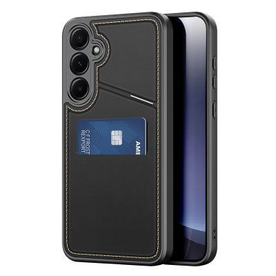 13. Etui Dux Ducis Rafi II na Samsung Galaxy S25 z podstawką i portfelem - czarne