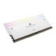 2. Zestaw pamięci DDR5 32GB PC 7000 CL34 Corsair, 2x16GB, Dominator T RGB White, sprzedaż detaliczna