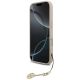 4. Etui Guess 4G Charms Collection MagSafe na iPhone 17 - różowe