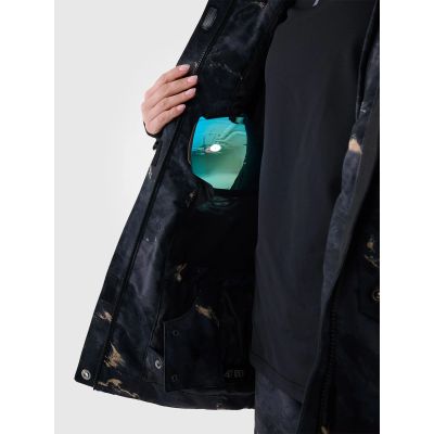 6. Kurtka snowboardowa membrana 10000 damska 4F 4FWAW24TTJAF586-90A