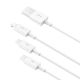 4. Kabel Baseus Superior Series USB-A - USB-C / Lightning / micro USB 3.5A 1m - biały