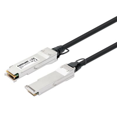 2. Intellinet 508513 kabel InfiniBand / światłowodowy 2 m QSFP+ Czarny, Srebrny