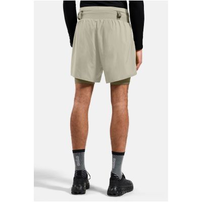 8. Spodenki męskie Odlo 2-in-1 short X-ALP TRAIL 6 INCH szare