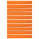 Płaskie znaczniki pola - pasy 51x6cm 10szt. jaskrawe pomarańczowe SMJ sport ZPP-O