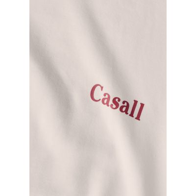 3. Koszulka damska Casall Oversized Cotton Blend Tee biały