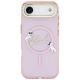 3. Etui Karl Lagerfeld IML Choupettes Karl  Script Logo MagSafe na iPhone Air - różowe