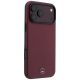 4. Etui Mercedes Leather Semi Wrap Iconic Line MagSafe na iPhone 18 Pro / 17 Pro - burgundowe