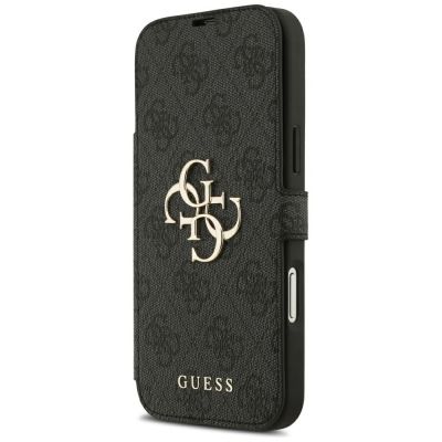 2. Etui Guess Book 4G Metal Logo na iPhone 18 Pro Max / 17 Pro Max - czarne