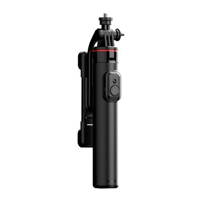 7. Selfie stick WC13YDS teleskopowy tripod 1.3m z podwójną lampą i uchwytem na telefon - czarny
