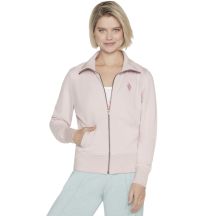 Skechers The Hoodless Hoodie Diamond Jacket W3JA262-LPK Różowe L
