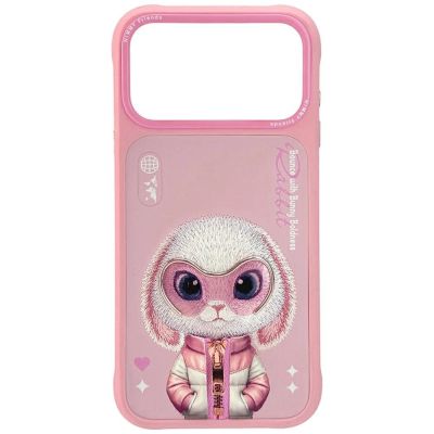 Etui Nimmy Cool&Cute 2.0 Rabbit na iPhone 17 Pro - różowe