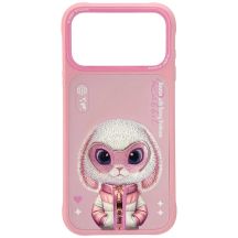 Etui Nimmy Cool&Cute 2.0 Rabbit na iPhone 17 Pro - różowe