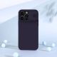 19. Nillkin CamShield Silky Silicone Case etui iPhone 14 Pro Max silikonowy pokrowiec z osłoną na aparat niebieskie