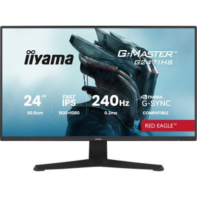 11. MONITOR IIYAMA LED Fast IPS 23,8" G2471HS-B1 Red Eagle 240Hz