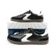 10. Skechers Kickoff buty sportowe damskie sneakersy czarne skórzane