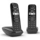 2. Gigaset AS690 Duo Telefon analogowy/DECT Nazwa i identyfikacja dzwoniącego Czarny