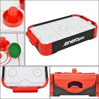 4. GRA CYMBERGAJ AIR HOCKEY NA STÓŁ 51x31x10CM CZARNY ENERO PRO