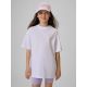 T-shirt loose gładki dziewczęcy 4F 4FJRSS26TTSHF3984-11S