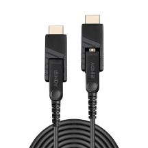 LINDY Kabel światłowodowy Micro-HDMI hybrydowy 18G 10m