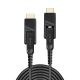 LINDY Kabel światłowodowy Micro-HDMI hybrydowy 18G 10m