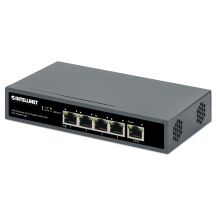 Switch Gigabit 5x PoE Passthrough zasilany PoE lub AC, 95W