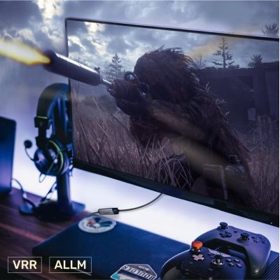 5. UNITEK V1416B adapter kablowy 0,15 m USB Type-C HDMI Szary