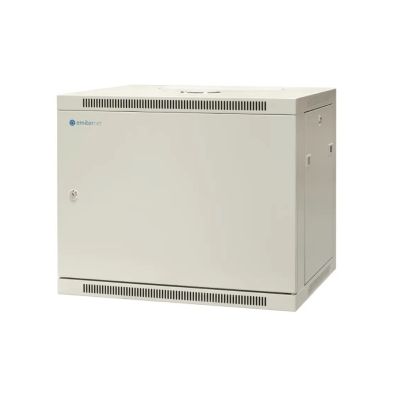 EmiterNet Szafa wisząca niedzielona 19'' 9U, drzwi całe z blachy, 600×450×500mm szer./gł./wys.