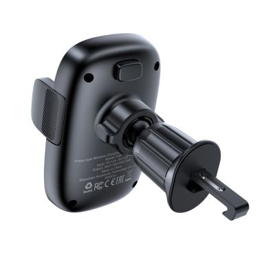 2. Uchwyt samochodowy Acefast D48 z ładowarką bezprzewodową na kratkę nawiewu - czarny