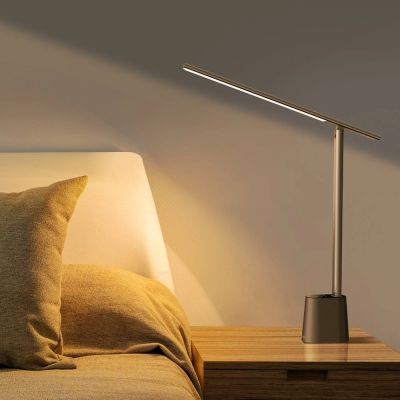 9. Baseus Smart Eye bezprzewodowa biurkowa lampka LED z akumulatorem 2200 mAh szary (DGZG-0G)
