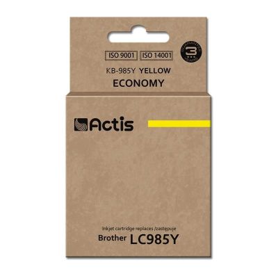 Actis KB-985Y Tusz (zamiennik Brother LC985Y; Standard; 19,5 ml; żółty)