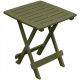 10. STÓŁ OGRODOWY SKŁADANY PLASTIKOWY 44x44x50CM ZIELONY