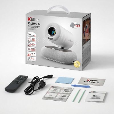 9. XBLITZ PROJEKTOR LED Z ANDROID 13 X-LUMEN