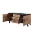 2. Komoda LOTTA 150 2D3S wotan + czarny mat